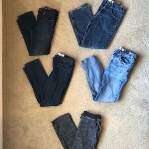 Boys jeans and jogger size 14 and 16
